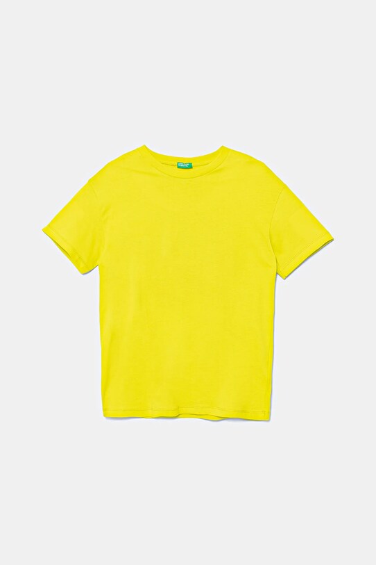 United Colors of Benetton tricou de bumbac pentru copii print verde 3I1XC10P7.G.Seasonal