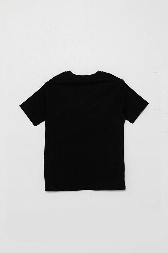 Дитяча бавовняна футболка United Colors of Benetton 3I1XC10P7.G.Seasonal чорний SS25