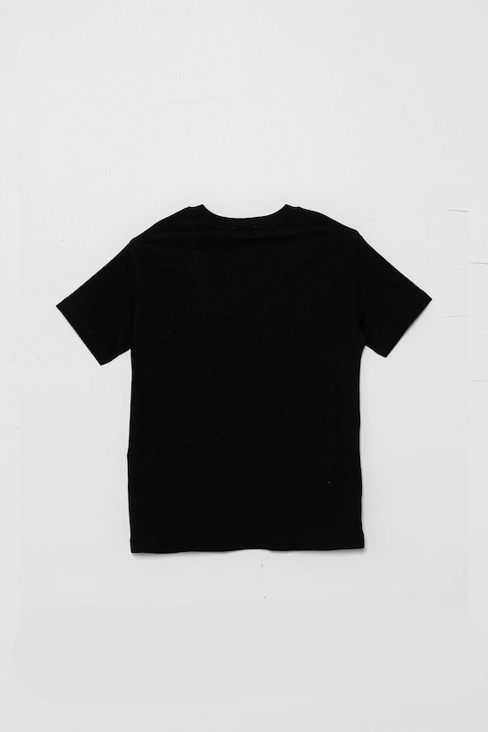 Παιδικό βαμβακερό μπλουζάκι United Colors of Benetton 3I1XC10P7.G.Seasonal μαύρο SS25