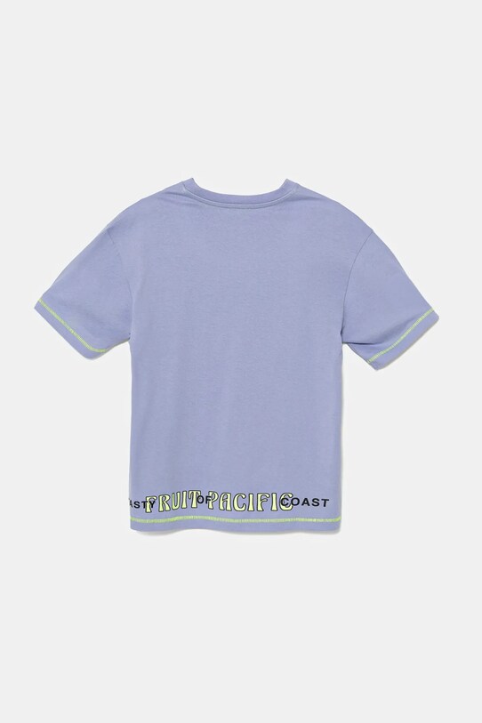 United Colors of Benetton t-shirt bawełniany 3I1XC10P6.G.Seasonal fioletowy SS25