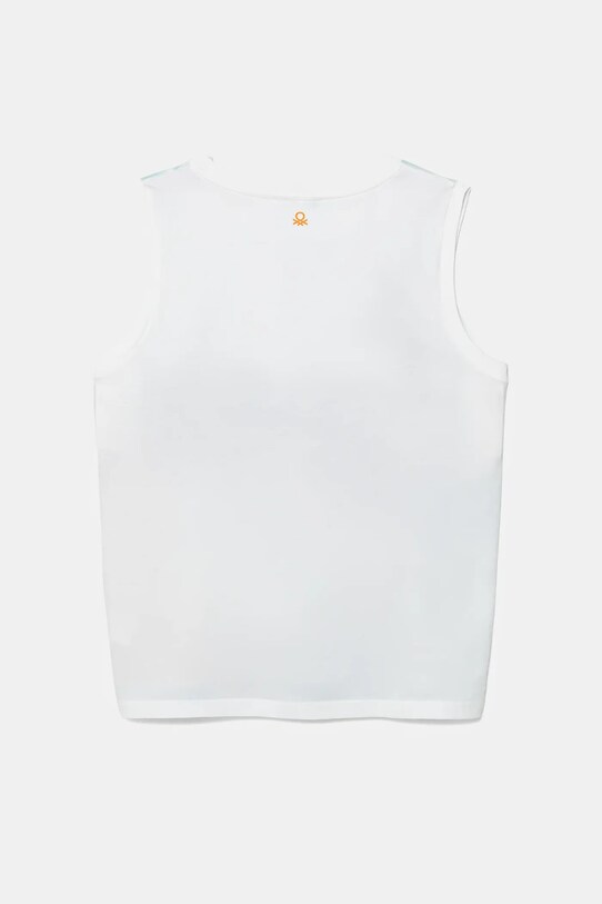 United Colors of Benetton top copii 3RD0CH020.G.Seasonal alb SS25