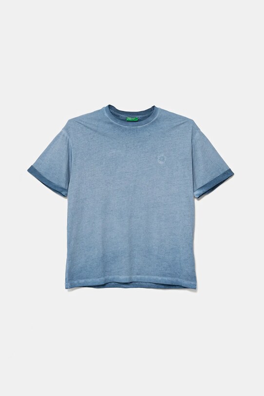 United Colors of Benetton t-shirt bawełniany dziecięcy bawełna niebieski 3085C10P9.G.Seasonal