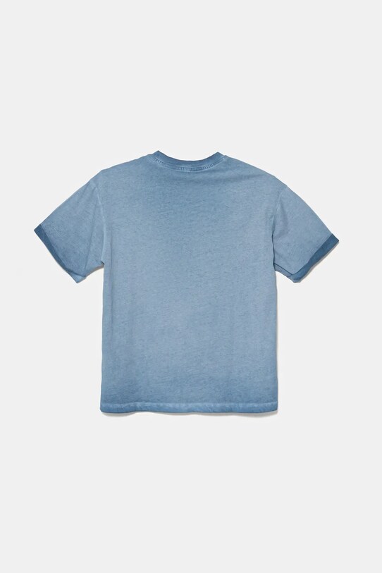 United Colors of Benetton tricou de bumbac pentru copii 3085C10P9.G.Seasonal albastru SS25