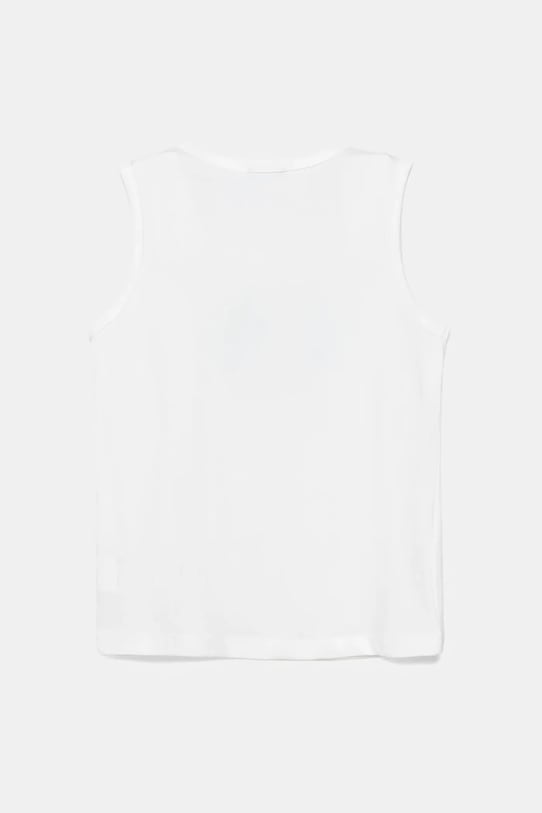 United Colors of Benetton top bawełniany dziecięcy 3I1XGH014.P.Seasonal biały SS25