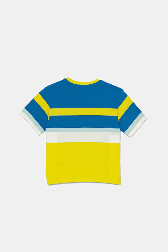 Παιδικό βαμβακερό μπλουζάκι United Colors of Benetton 3V0HG10JE.P.Seasonal μπλε SS25