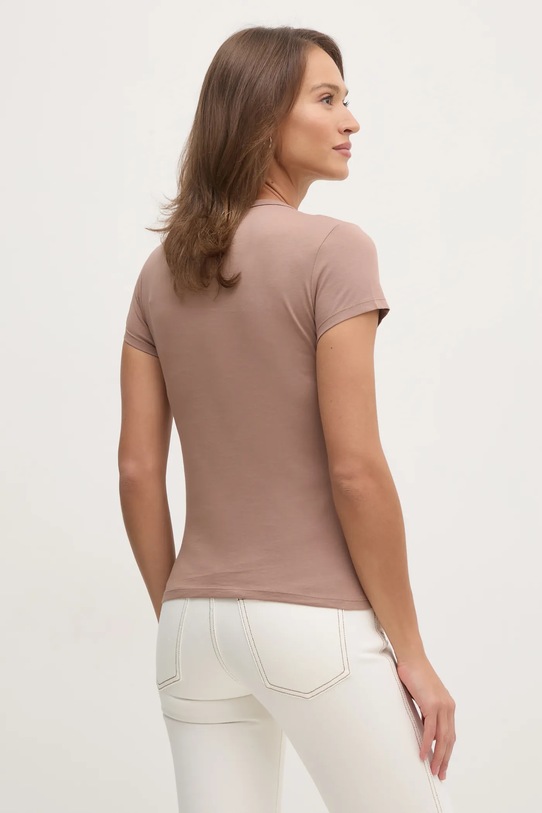 Oblečení Bavlněné tričko Calvin Klein K20K207974 hnědá