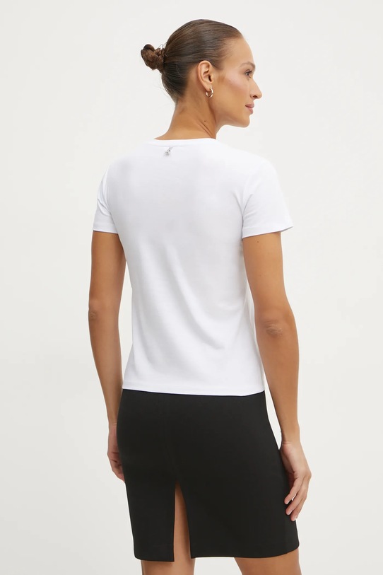 Îmbrăcăminte Patrizia Pepe tricou 8M1680.J061 alb