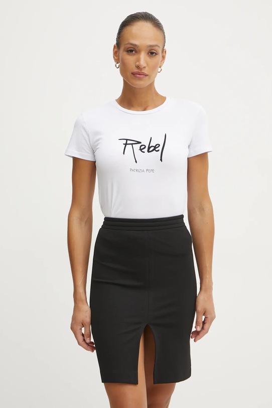 Patrizia Pepe tricou alb 8M1680.J061