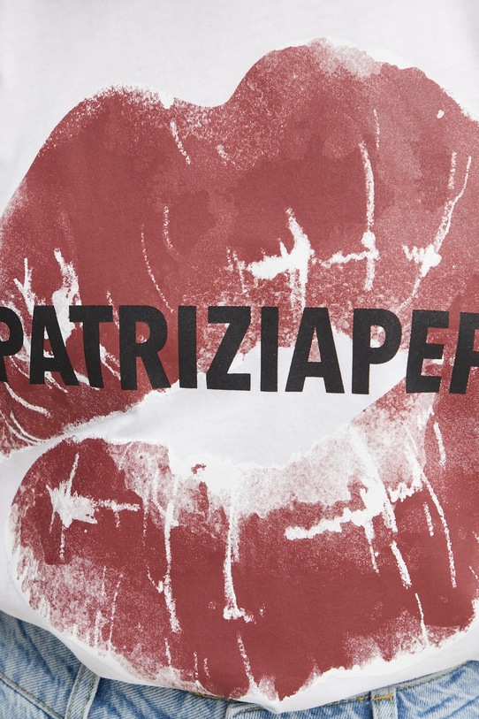 Хлопковая футболка Patrizia Pepe 8M1691.J256 белый