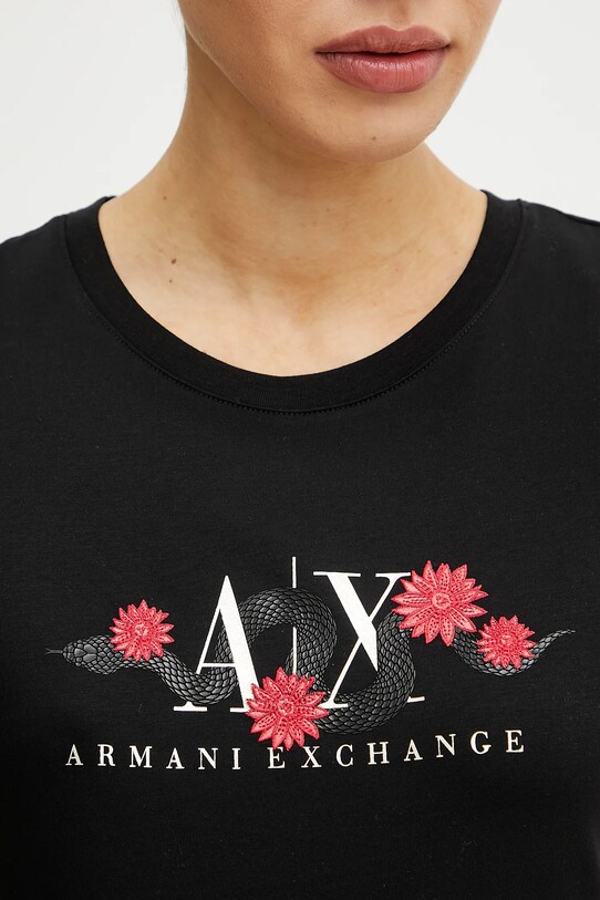 Armani Exchange tricou din bumbac XW000315.AF10364 negru