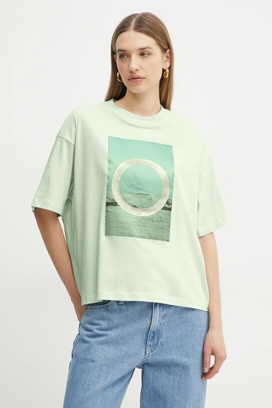 Armani Exchange t-shirt nyomtatásos zöld XW000108.AF10359