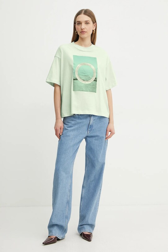 Armani Exchange t-shirt XW000108.AF10359 zöld SS25