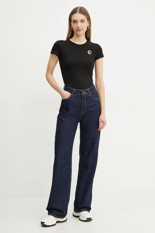 Armani Exchange tricou din bumbac XW000320.AF10356 negru SS25