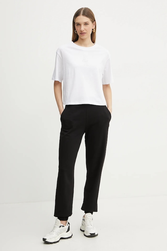 Памучна тениска Armani Exchange XW000102.AF10359 бял SS25
