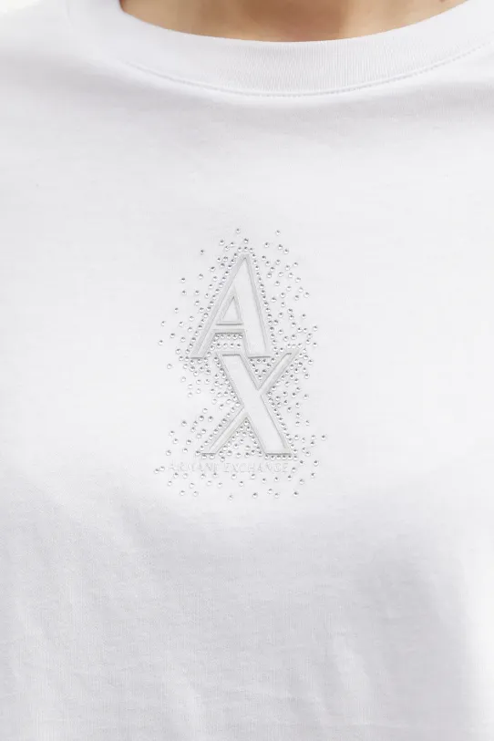 Armani Exchange t-shirt in cotone XW000102.AF10359 bianco