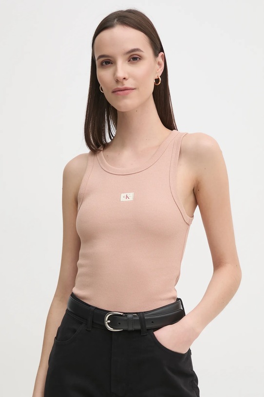 Calvin Klein Jeans top arancione J20J224762