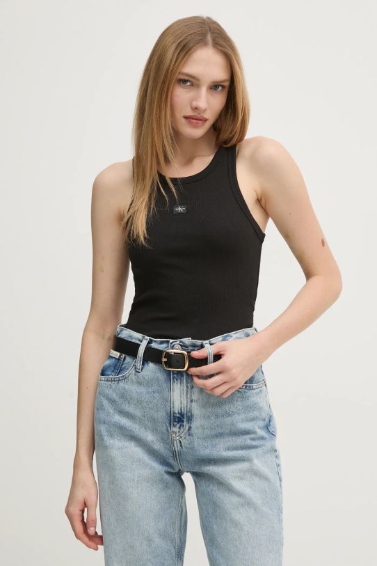 Calvin Klein Jeans top negru J20J224762