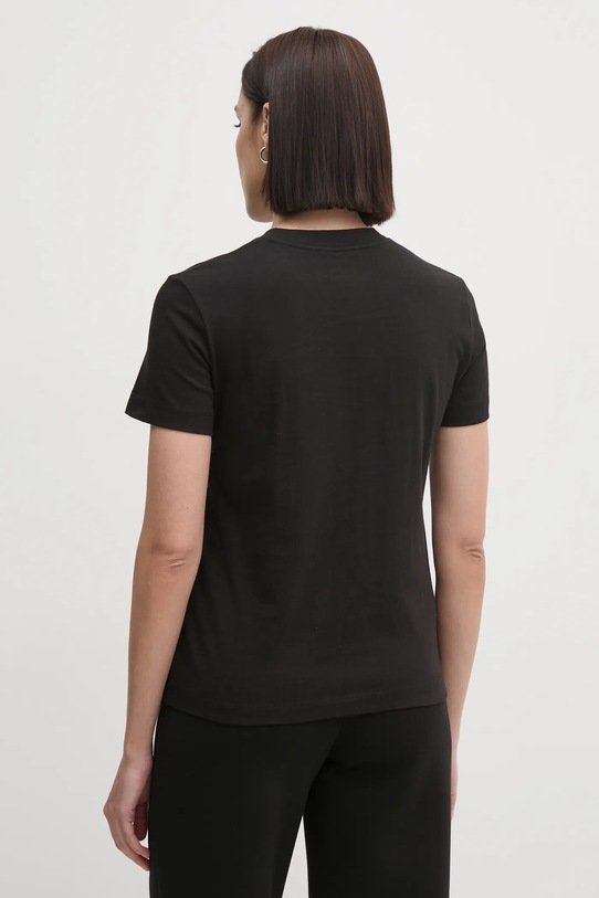 Ρούχα Βαμβακερό μπλουζάκι Calvin Klein Jeans J20J224983 μαύρο