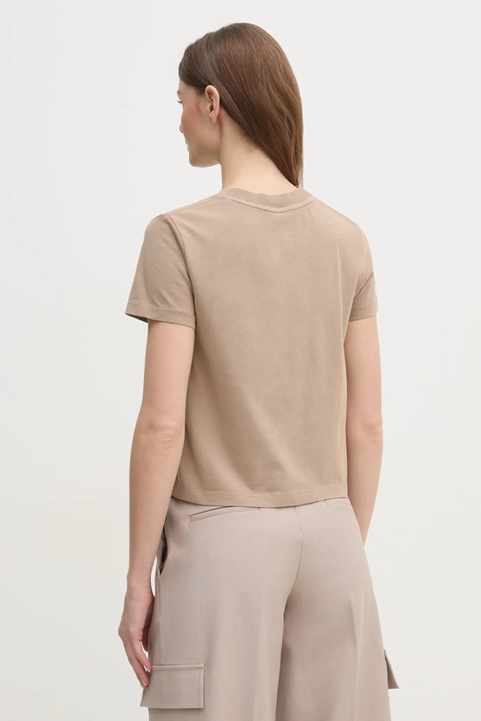 Odzież Calvin Klein Jeans t-shirt bawełniany J20J224988 beżowy