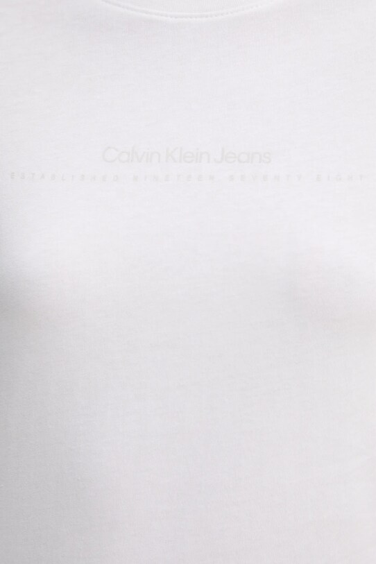 Calvin Klein Jeans t-shirt bawełniany J20J224990 beżowy