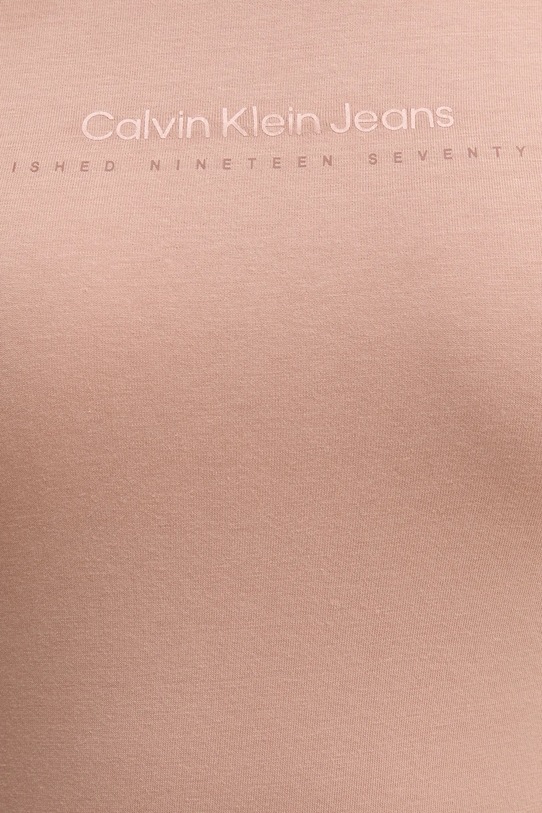 Calvin Klein Jeans t-shirt bawełniany J20J224990 pomarańczowy
