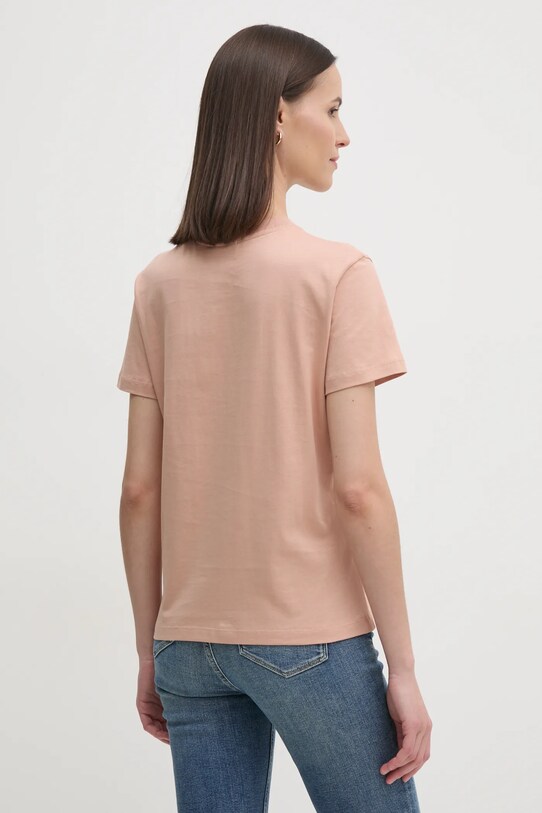 Одежда Хлопковая футболка Calvin Klein Jeans J20J225084 оранжевый