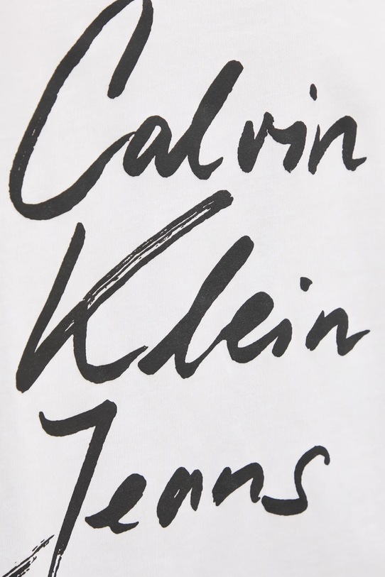 Calvin Klein Jeans t-shirt bawełniany J20J225113 biały
