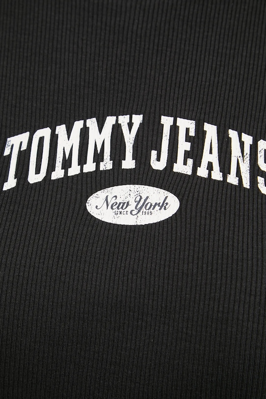 Bavlnené tričko Tommy Jeans DW0DW19435 čierna