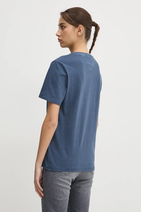Одяг Футболка Tommy Jeans DW0DW19444 блакитний