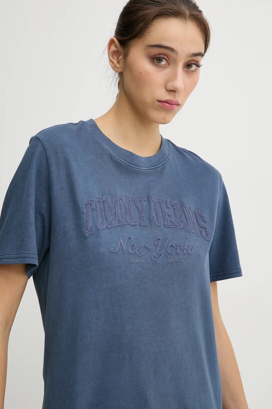 Футболка Tommy Jeans блакитний DW0DW19444