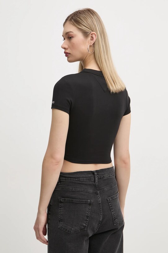 Ruházat Tommy Jeans t-shirt DW0DW19458 fekete