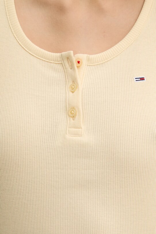 Tommy Jeans top DW0DW19492 galben