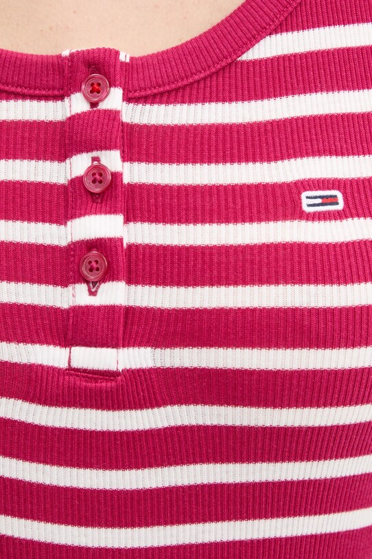 Top Tommy Jeans DW0DW19492 ružová