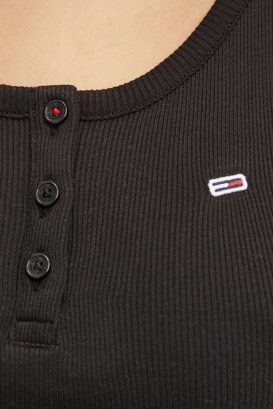 Top Tommy Jeans DW0DW19492 černá