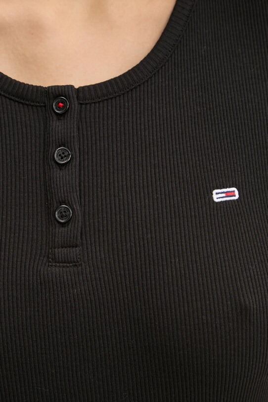 Tommy Jeans tricou din bumbac DW0DW19502 negru