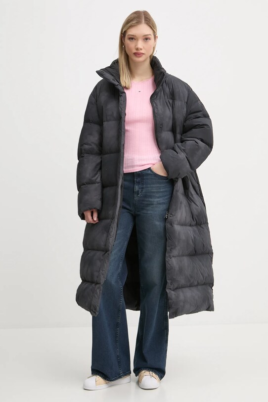 Tommy Jeans longsleeve din bumbac DW0DW19503 roz SS25