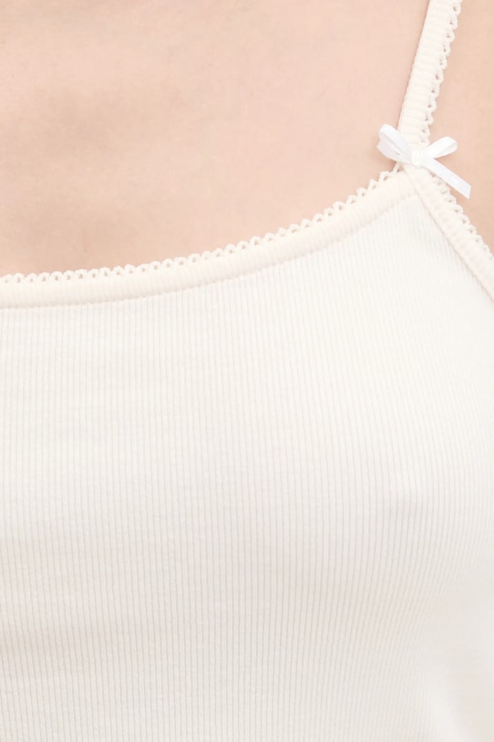 Top Tommy Jeans DW0DW19505 béžová
