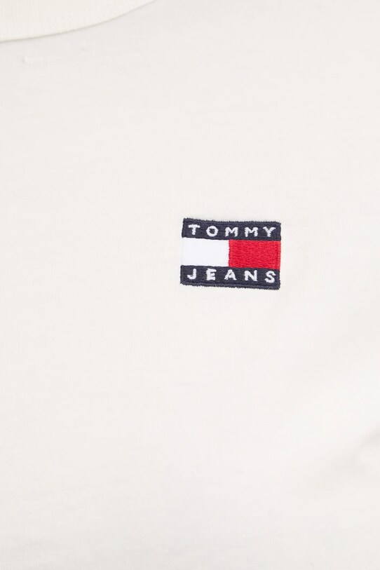 Tommy Jeans tricou din bumbac DW0DW20153 bej