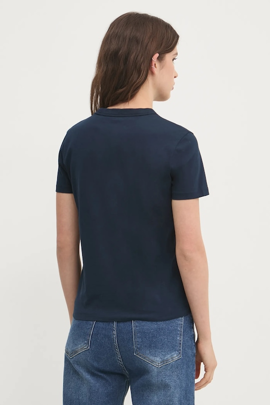 Tommy Jeans tricou din bumbac DW0DW20153 bleumarin SS25