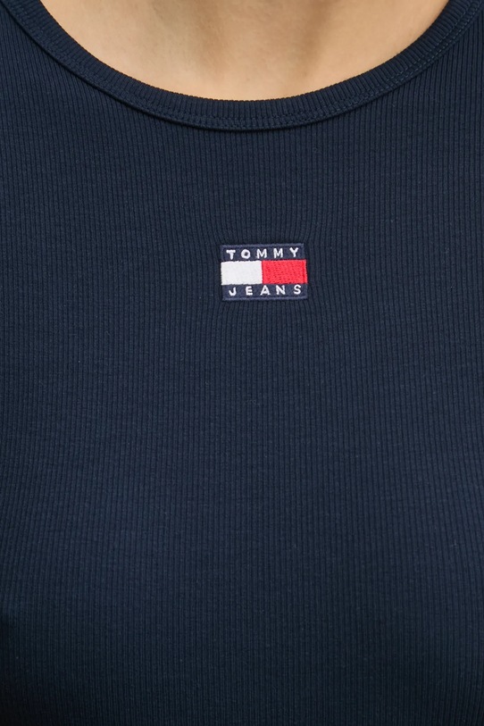 Tommy Jeans longsleeve DW0DW20178 bleumarin