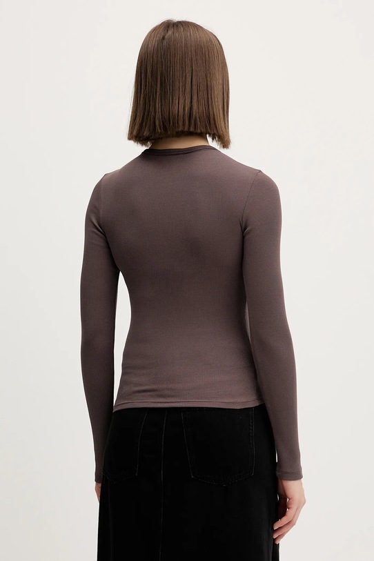 Odzież Tommy Jeans longsleeve DW0DW20178 brązowy