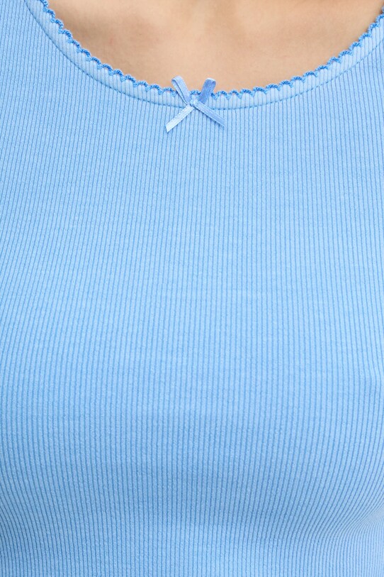 Tommy Jeans longsleeve DW0DW20277 albastru
