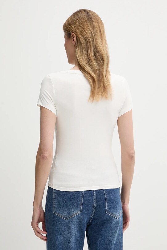 Bavlnené tričko Tommy Jeans DW0DW20458 biela SS25