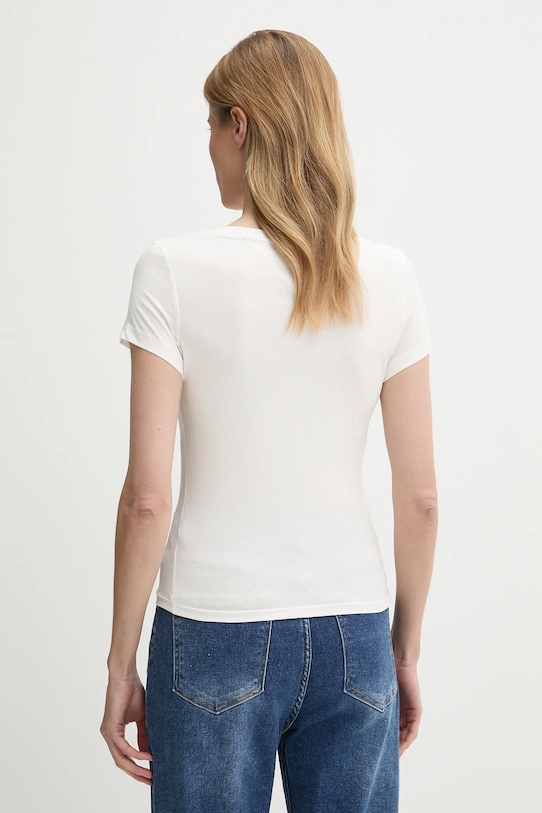 Бавовняна футболка Tommy Jeans DW0DW20458 білий SS26