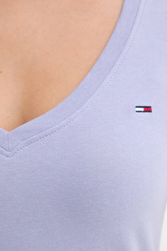 Tommy Jeans t-shirt bawełniany DW0DW20458 niebieski