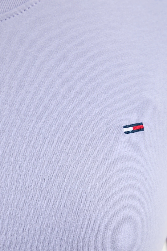 Tommy Jeans t-shirt bawełniany DW0DW20459 fioletowy