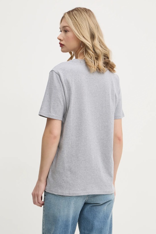 Ruházat Tommy Jeans pamut póló DW0DW20461 szürke