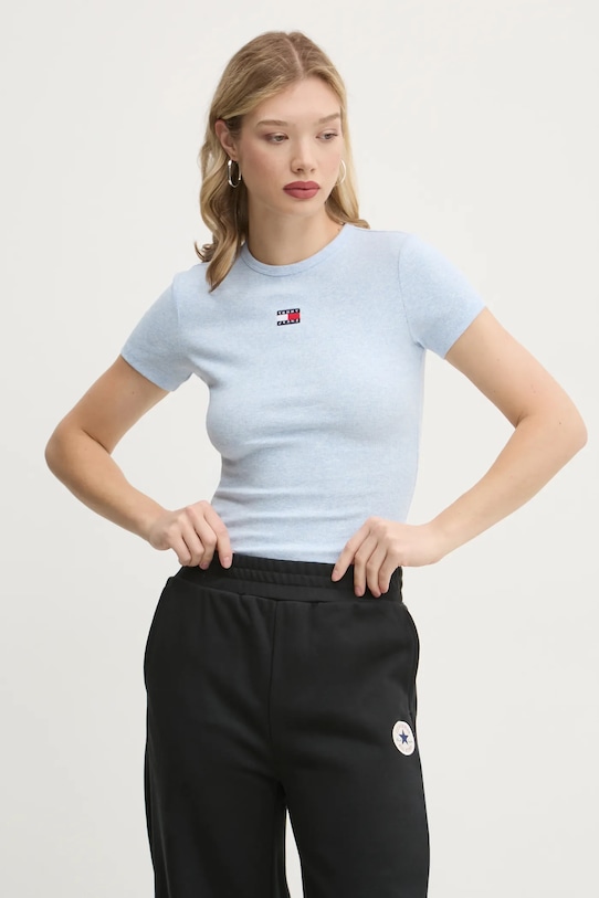 Футболка Tommy Jeans голубой DW0DW20463