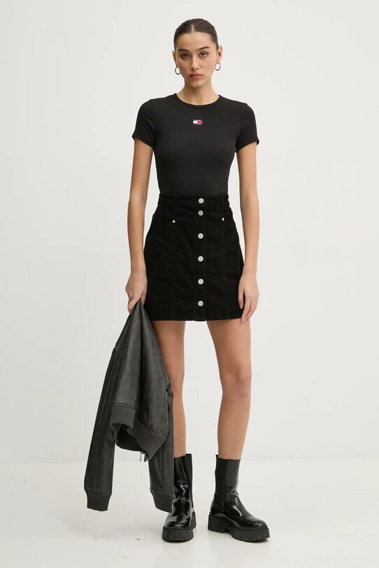 Футболка Tommy Jeans DW0DW20463 чорний SS25