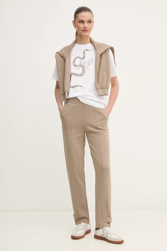 Pamučna majica Joop! 30045271 bijela SS25